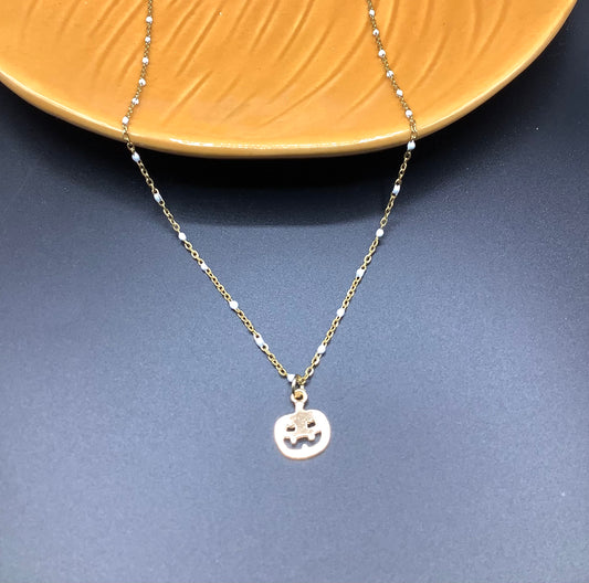 Collana con zucca π