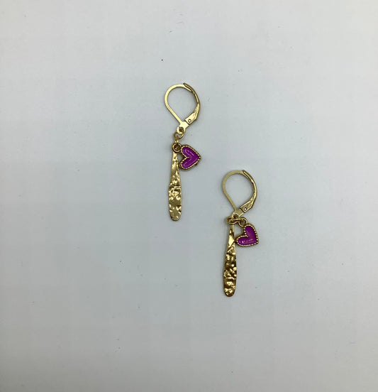 Orecchini cuore e goccia