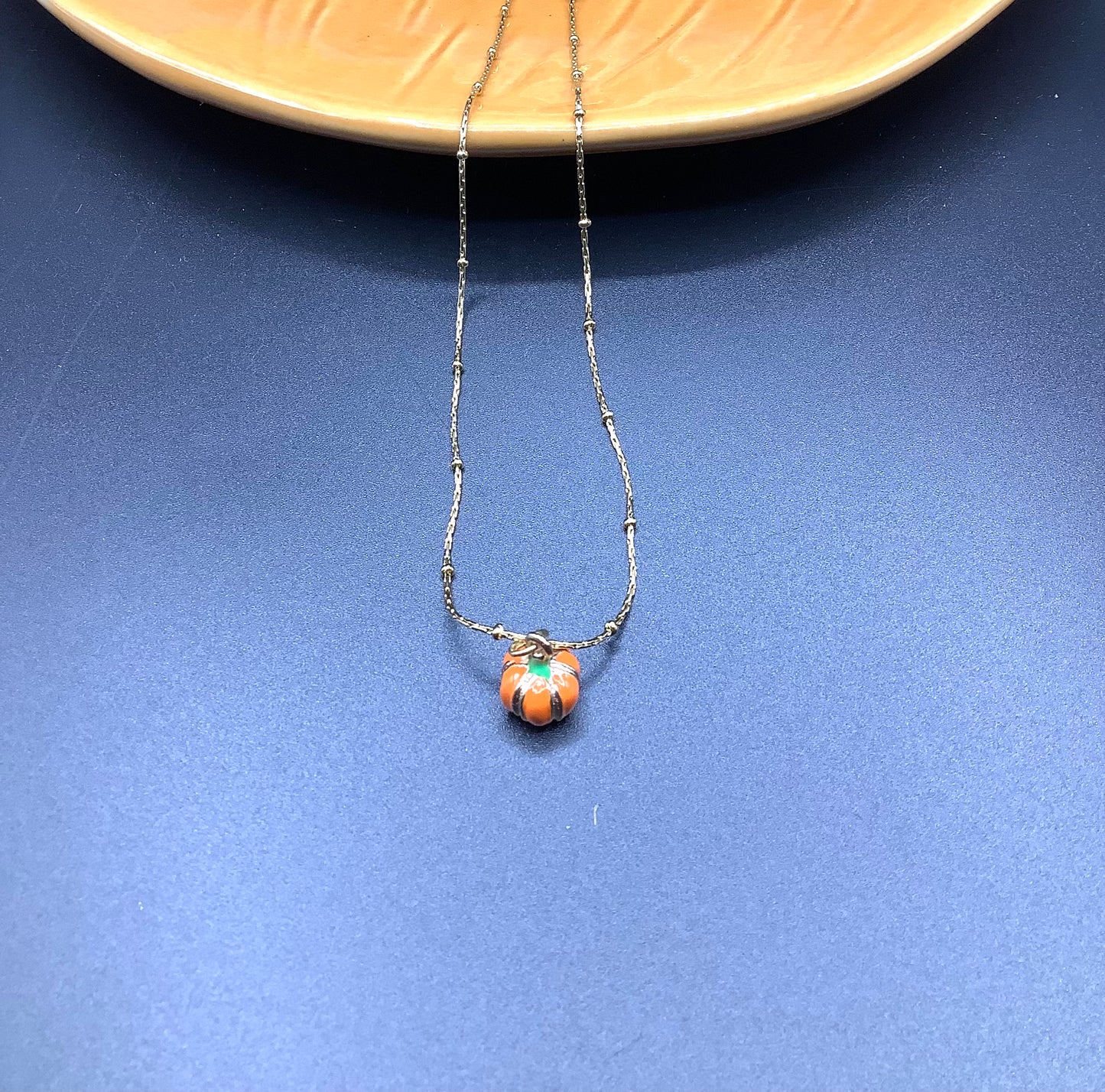 Collana zucca smaltata