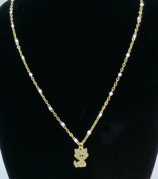 Collana con gattino