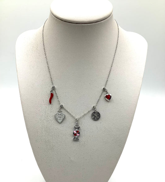Collana 5 charms