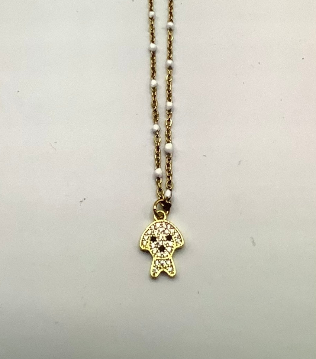 Collana con cagnolino